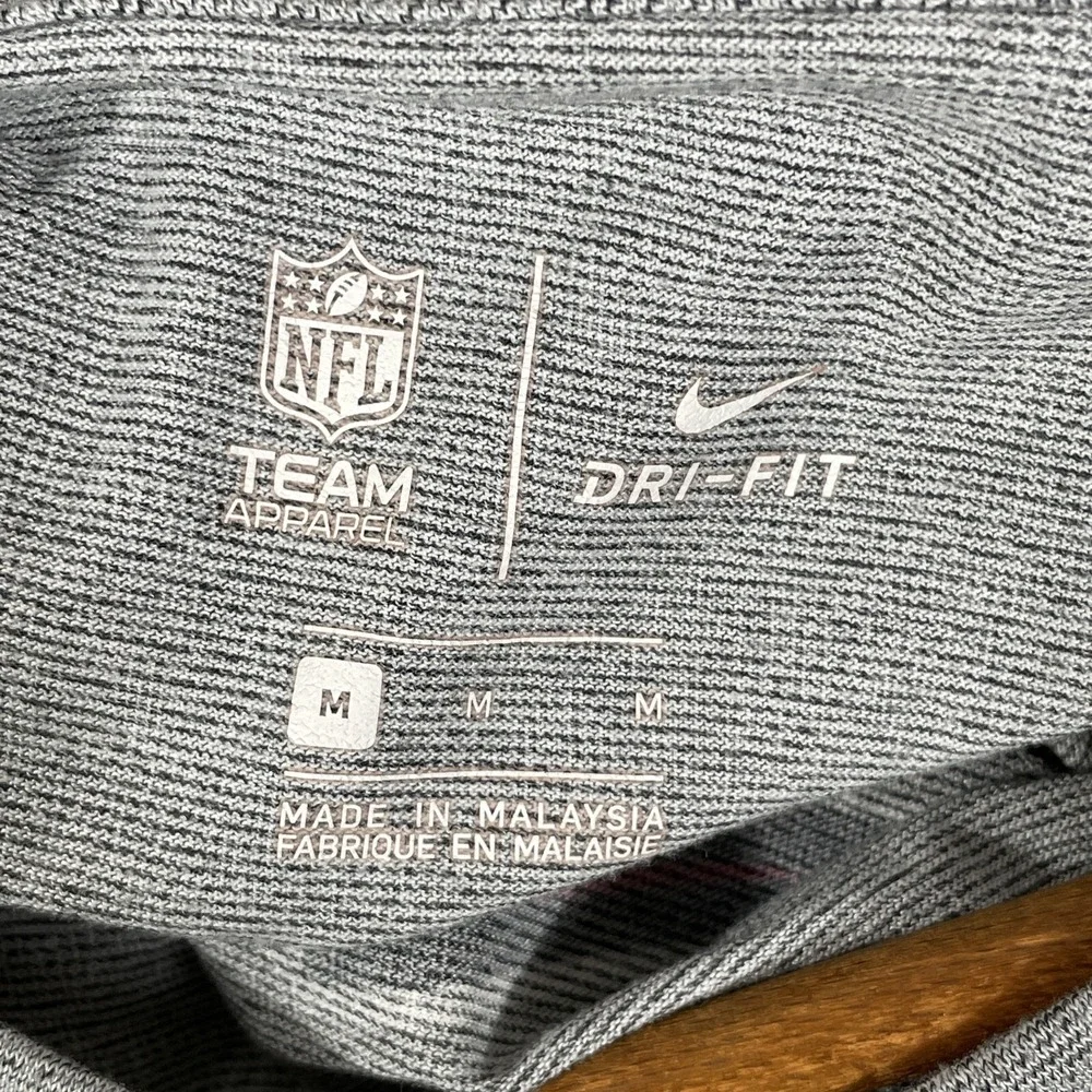 Nike Team Apparel‎ Top Womens Size Medium Atlanta Falcons Gray Short Sleeve